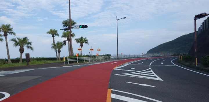 薄層カラーの施工画像